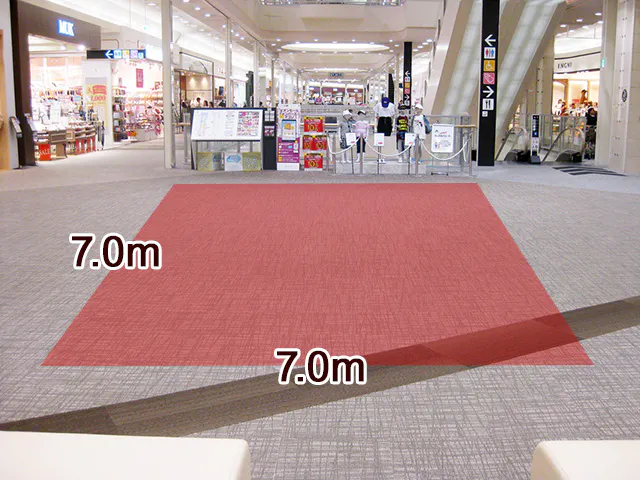 【イオンモール浜松志都呂】2階イオン側連絡通路の画像