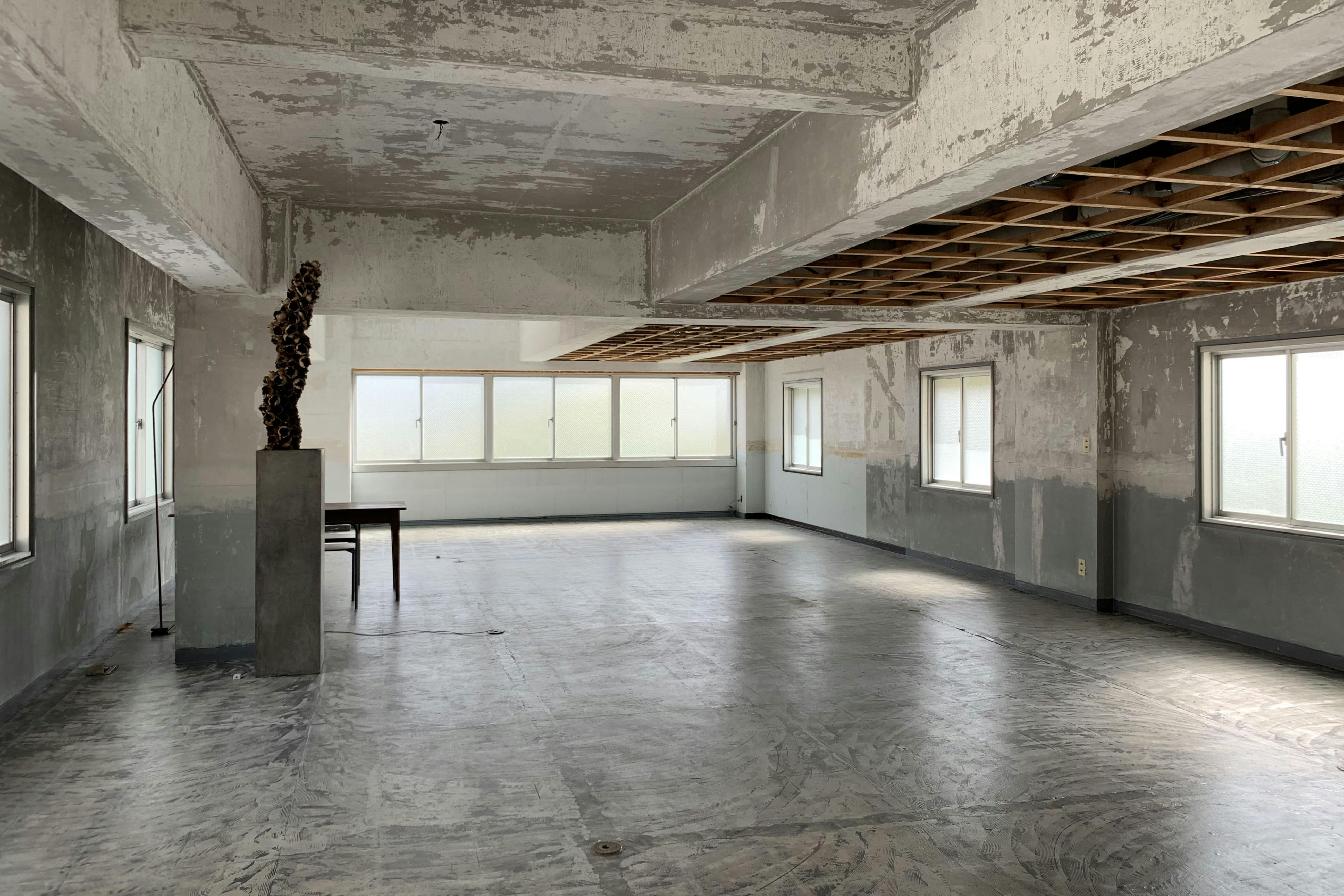 【鷹野橋駅7分】展示会やクローズドイベントに適したコンクリート造りのイベントスペース