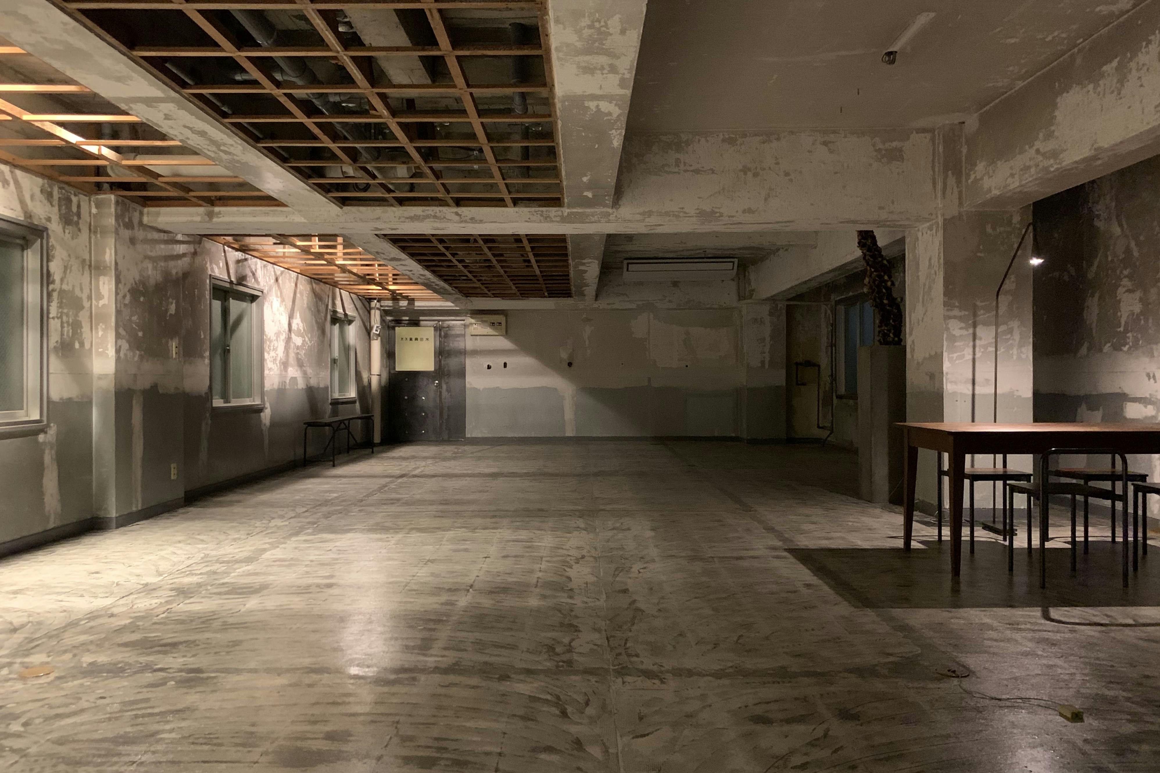 【鷹野橋駅7分】展示会やクローズドイベントに適したコンクリート造りのイベントスペース