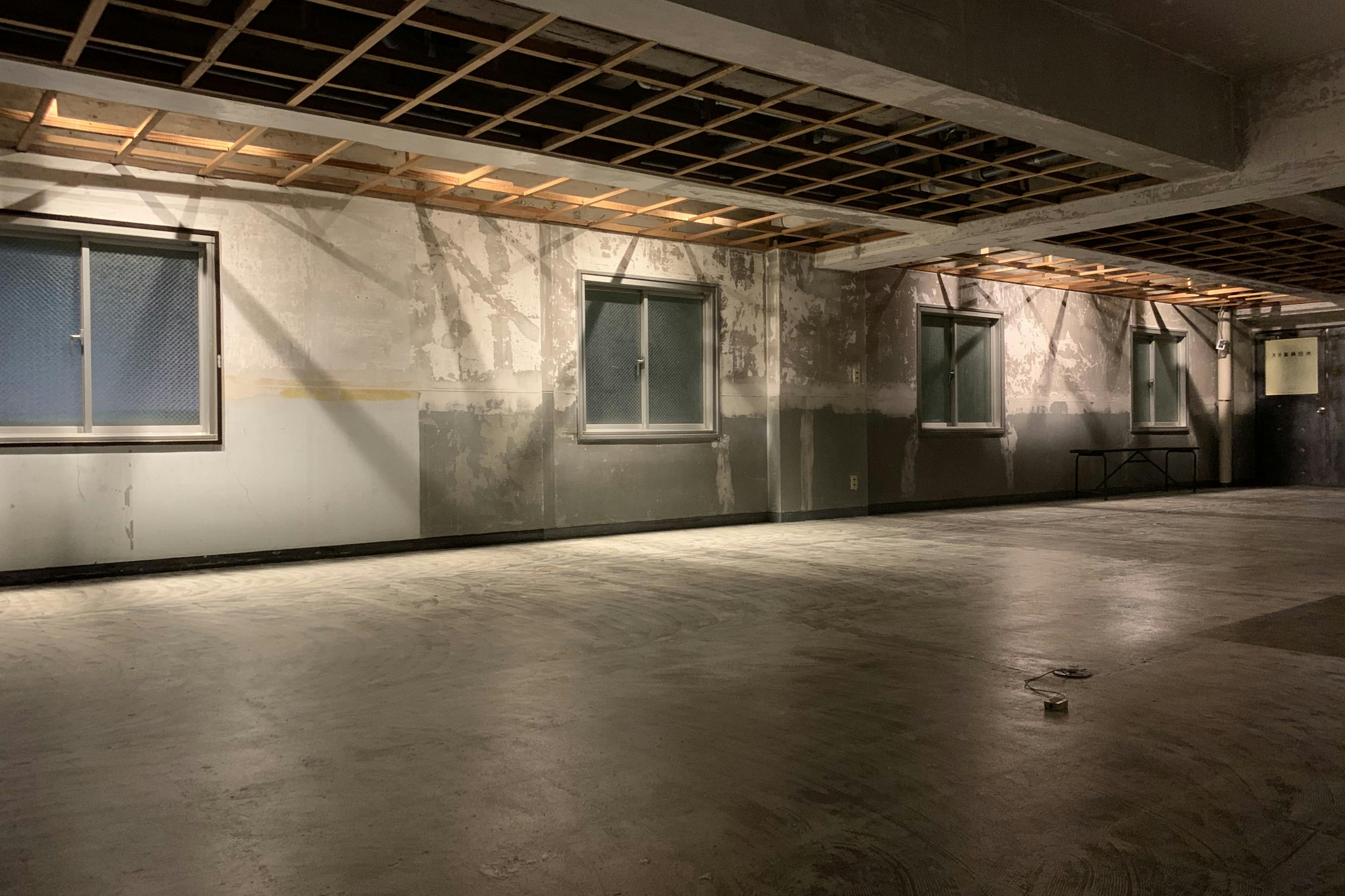 【鷹野橋駅7分】展示会やクローズドイベントに適したコンクリート造りのイベントスペース