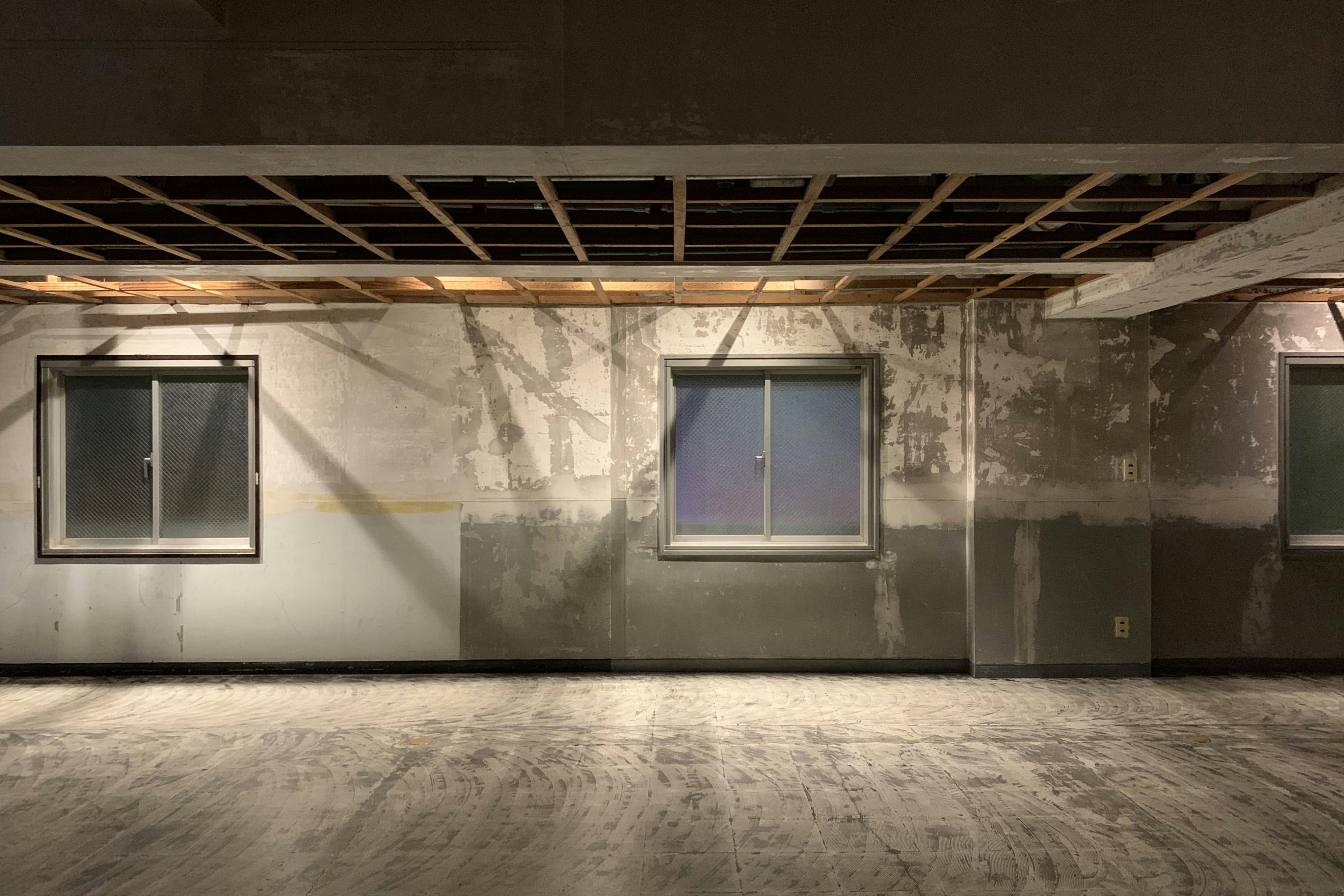 【鷹野橋駅7分】展示会やクローズドイベントに適したコンクリート造りのイベントスペース