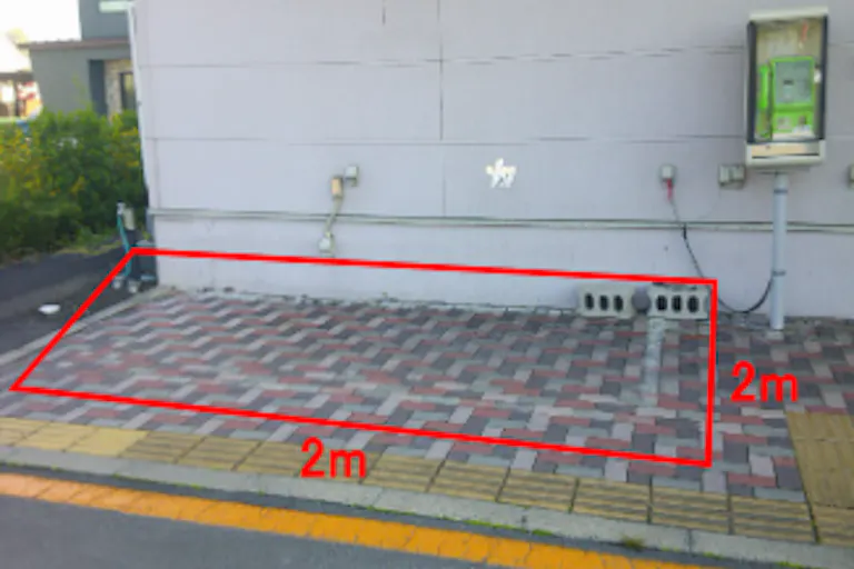 【ザ・ビッグ釈迦内店】入り口前② 販促プロモーションや物販に最適なスーパー店外催事イベントスペースの画像1