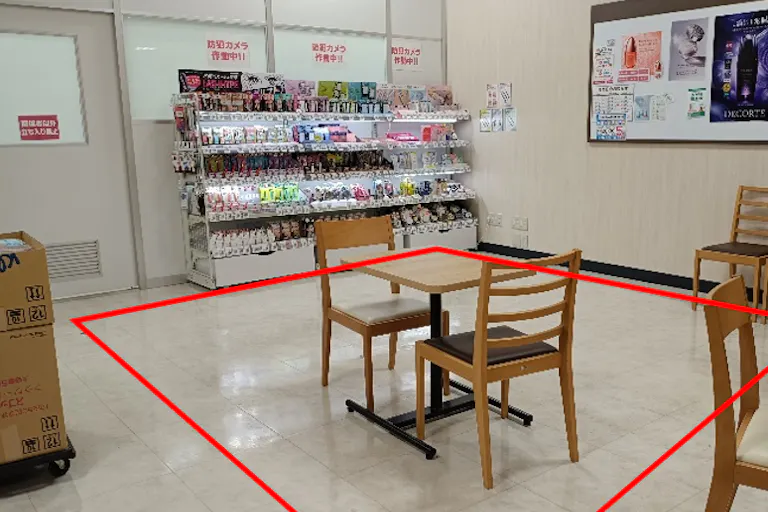 【イオン石巻駅前店】イートインコーナー奥催事スペース 販促プロモーションや物販に最適なスーパー店内催事イベントスペースの画像2