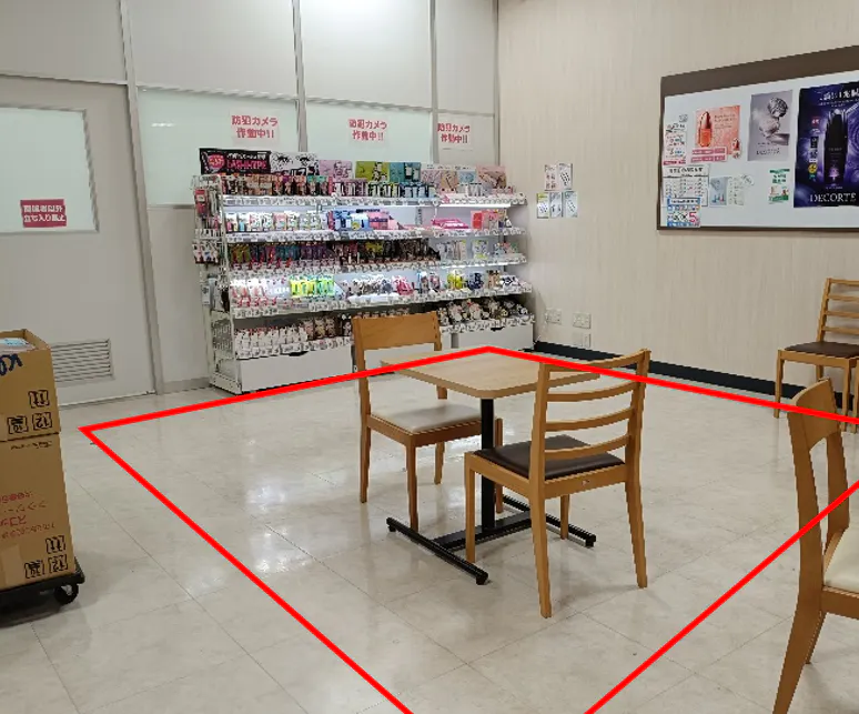 【イオン石巻駅前店】イートインコーナー奥催事スペース 販促プロモーションや物販に最適なスーパー店内催事イベントスペース