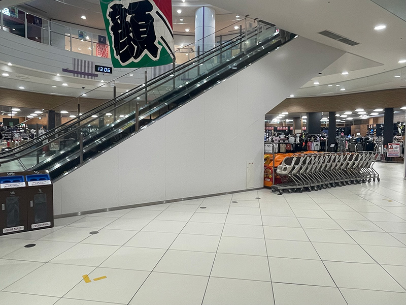 【イオンモール春日部】1F 藤の広場 裏 特設スペース