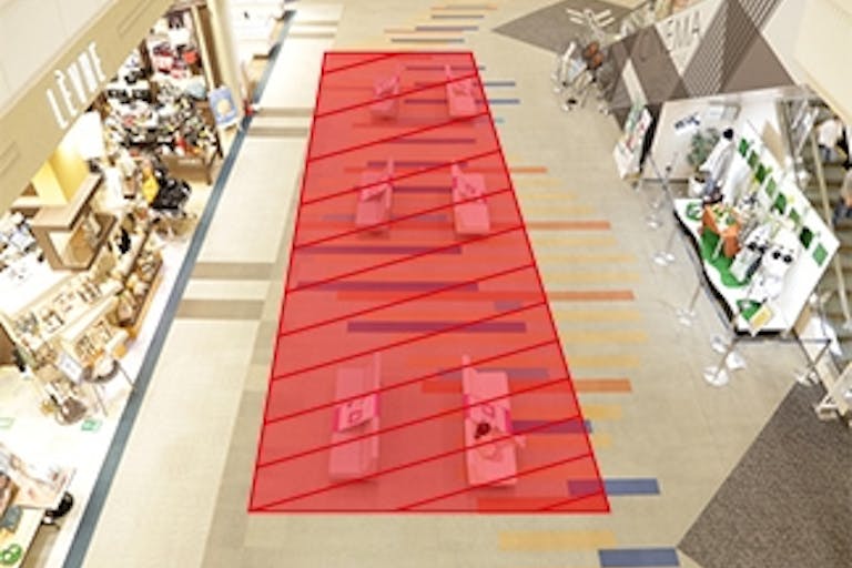 【イオンモール三川/1Fなの花コート】各種プロモーションイベントや物販に最適な施設メイン動線上にある通行量の多いイベントスペースの画像1