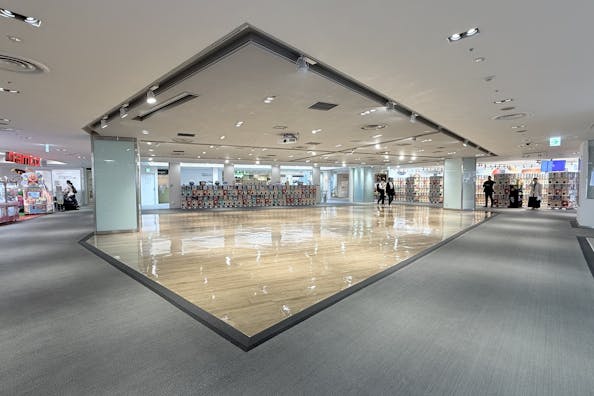 【東急プラザ蒲田】「7Fイベントスペース」視認性抜群で、物販からPRプロモーション・展示会・相談会まで利用可能な広々としたイベントスペース