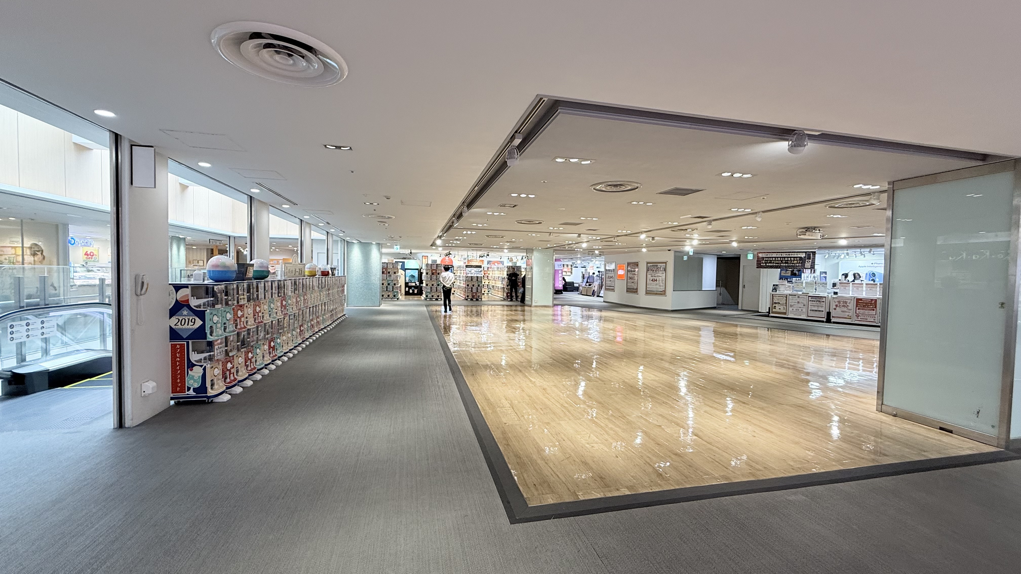 【東急プラザ蒲田】「7Fイベントスペース」視認性抜群で、物販からPRプロモーション・展示会・相談会まで利用可能な広々としたイベントスペース