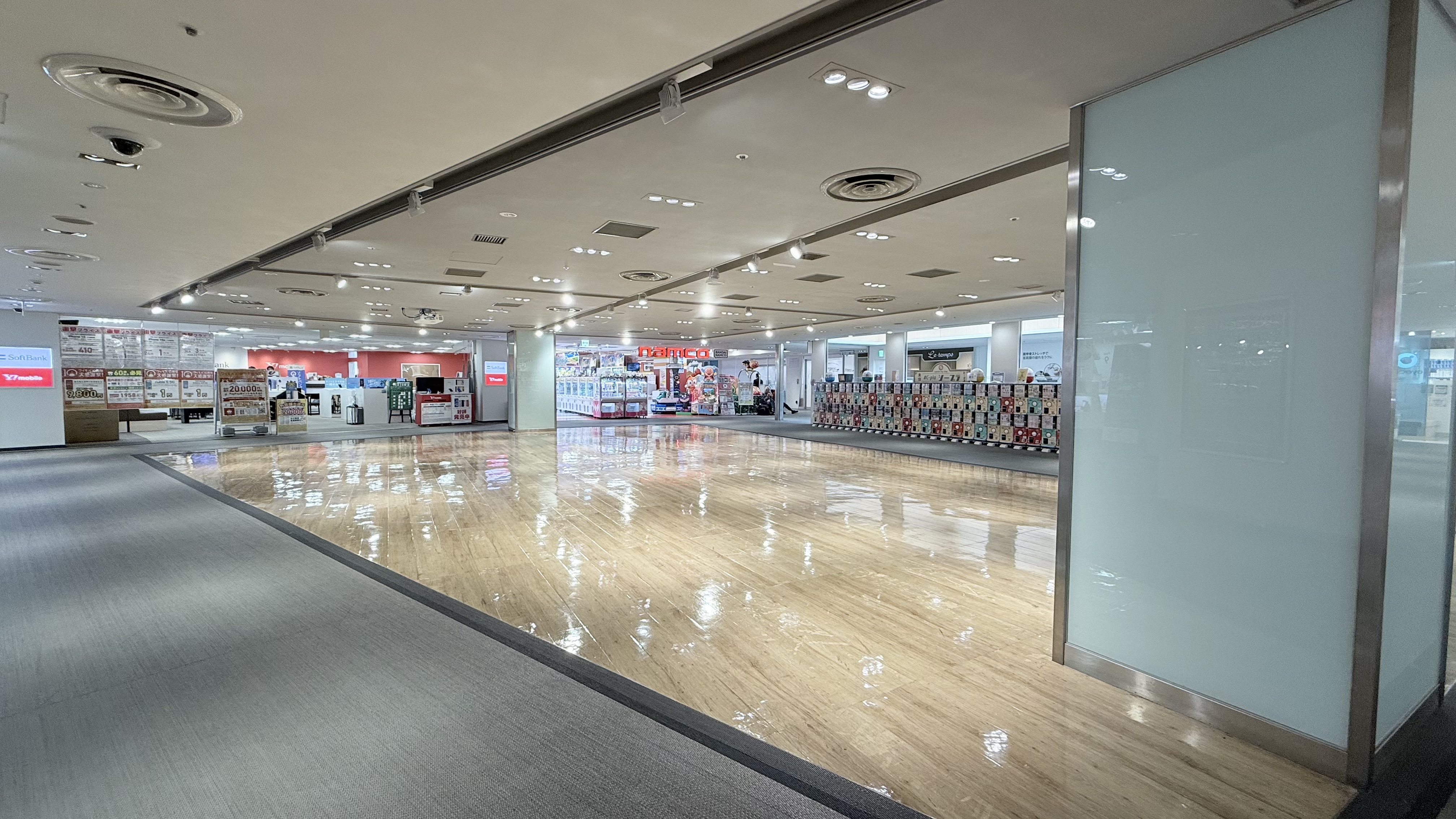 【東急プラザ蒲田】「7Fイベントスペース」視認性抜群で、物販からPRプロモーション・展示会・相談会まで利用可能な広々としたイベントスペース