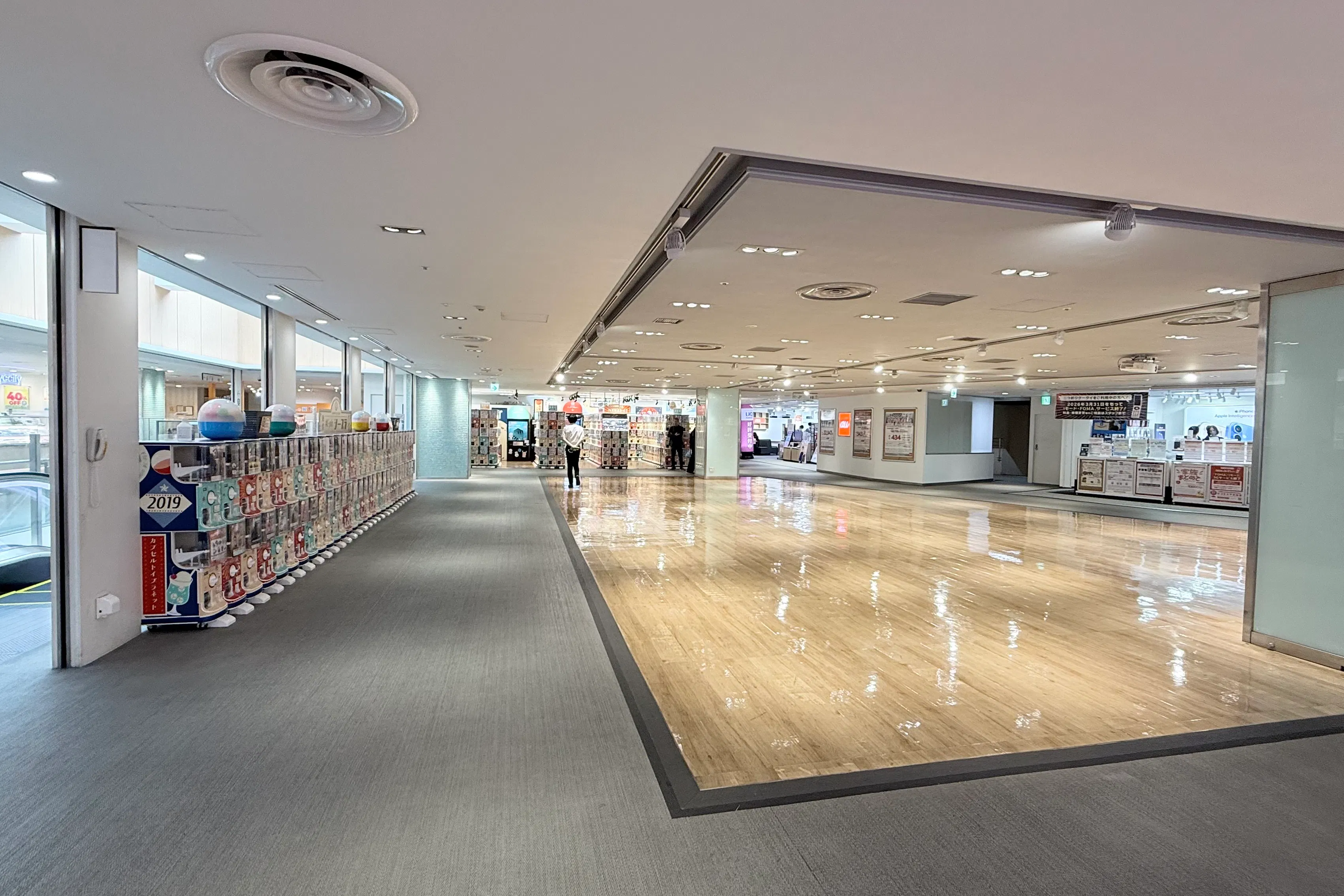 【東急プラザ蒲田】「7Fイベントスペース」視認性抜群で、物販からPRプロモーション・展示会・相談会まで利用可能な広々としたイベントスペース