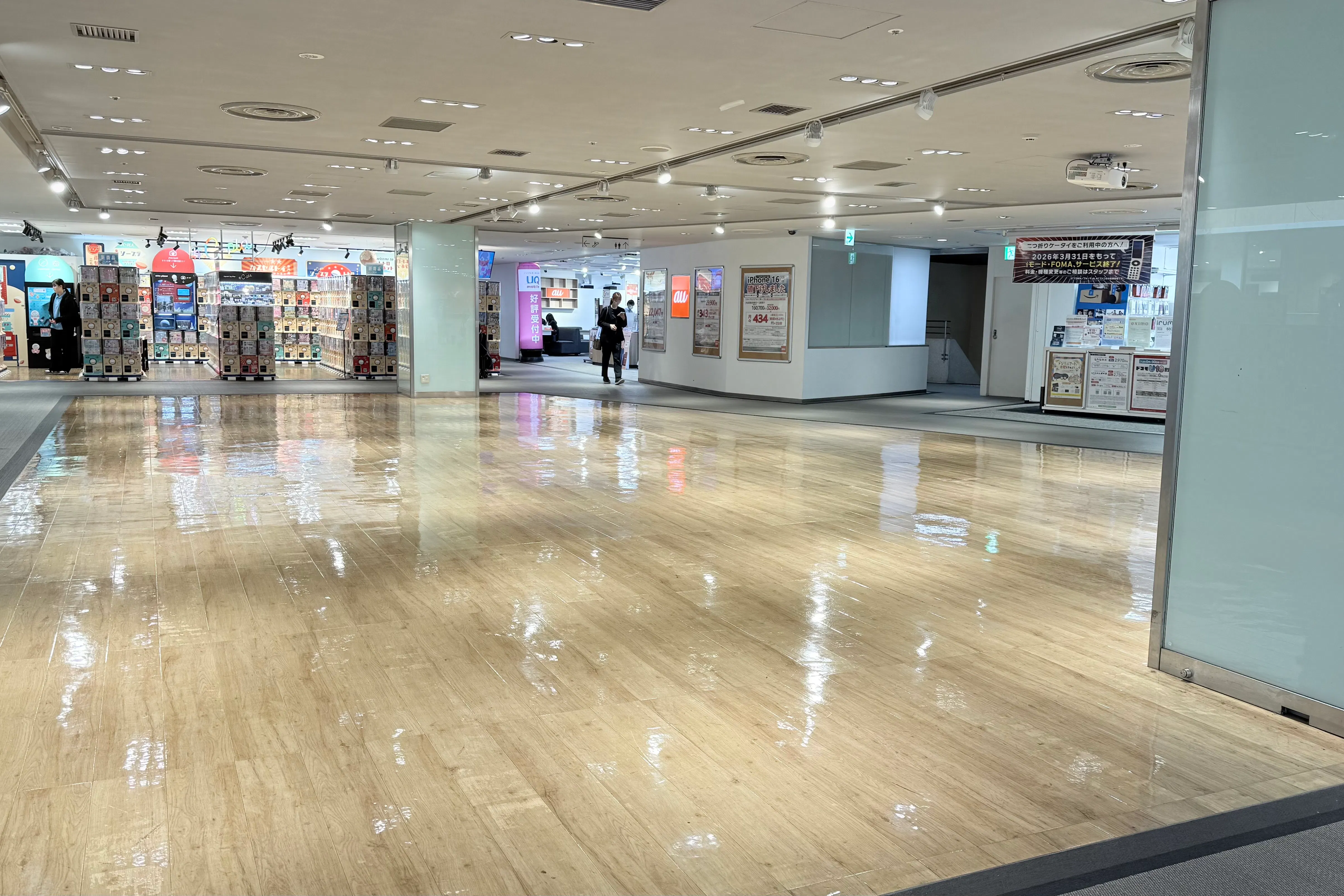 【東急プラザ蒲田】「7Fイベントスペース」視認性抜群で、物販からPRプロモーション・展示会・相談会まで利用可能な広々としたイベントスペース