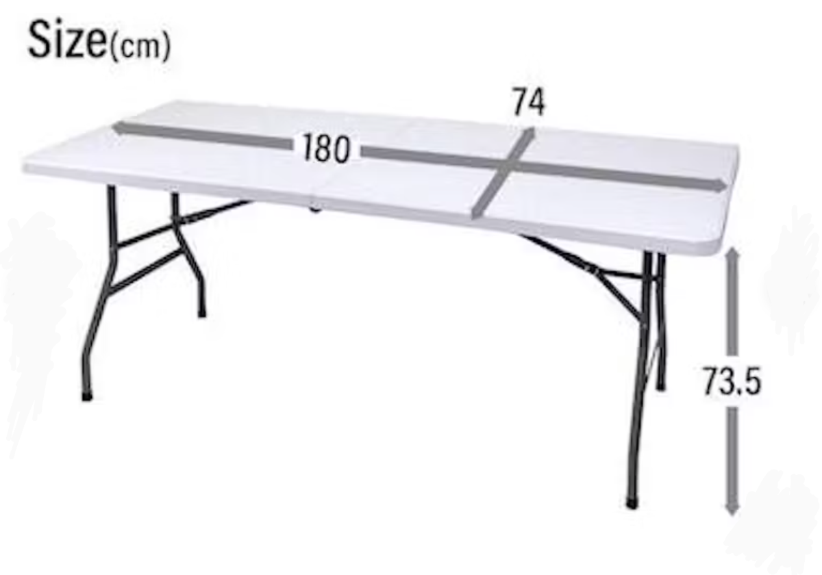 丸の内行幸マルシェの什器（机）2026年1月分より有料となりました。