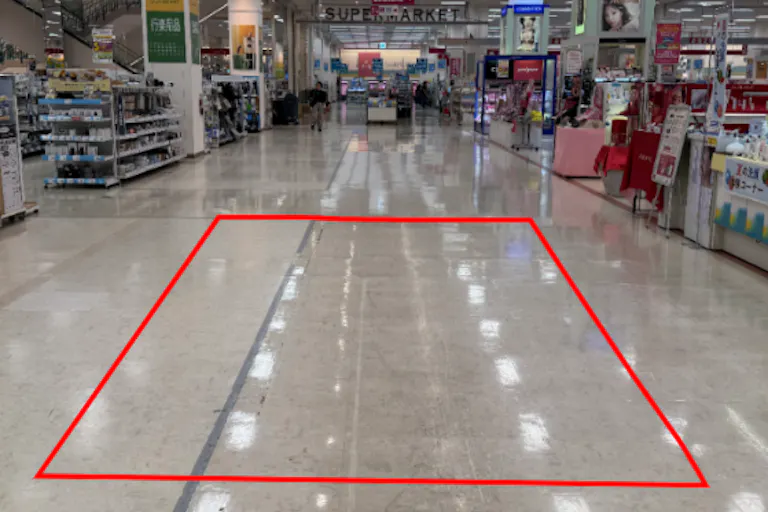 【イオン三川店】中央通路2 販促プロモーションに最適なスーパー店内催事イベントスペースの画像3