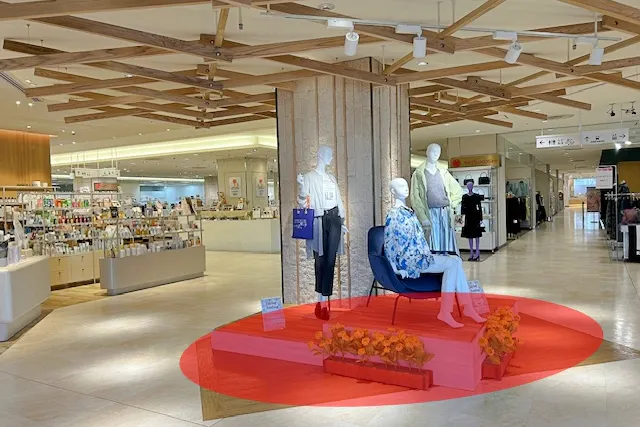 【T-FACE】雑貨等の小規模物販やプロモーションイベントに最適な施設2階入口前にある小規模スペース