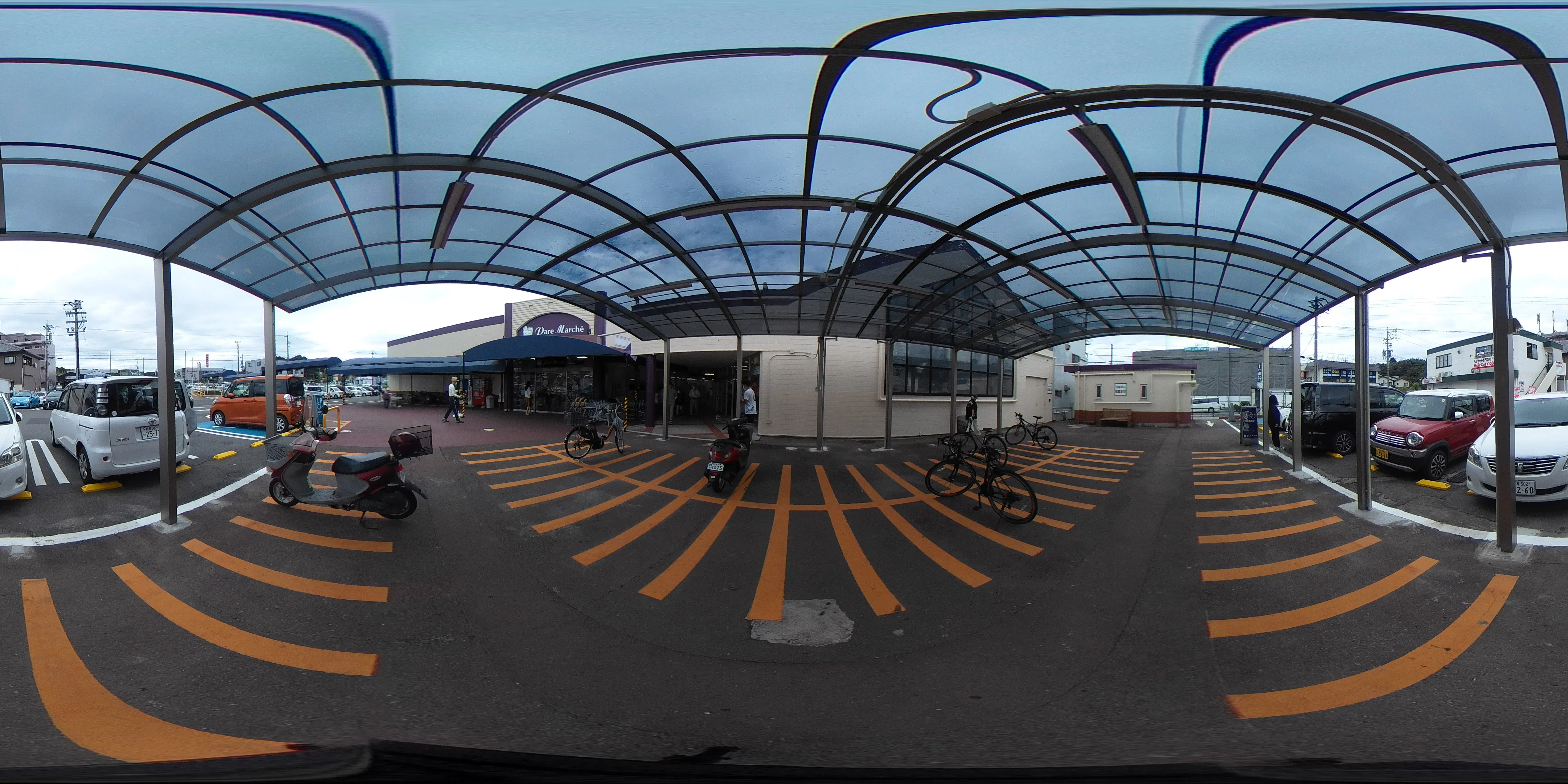 【パレマルシェ西可児】プロモーションに利用可能な駐輪場催事スペース(軒あり)