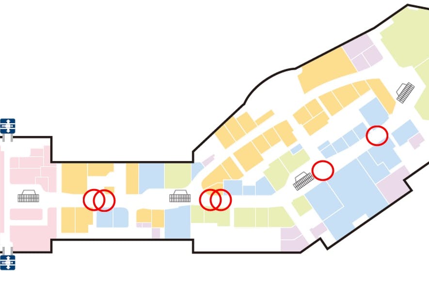 【イオンモール新利府】モール内広告 層間 デジタルサイネージ