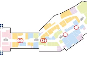 【イオンモール新利府】モール内広告 層間 デジタルサイネージ
