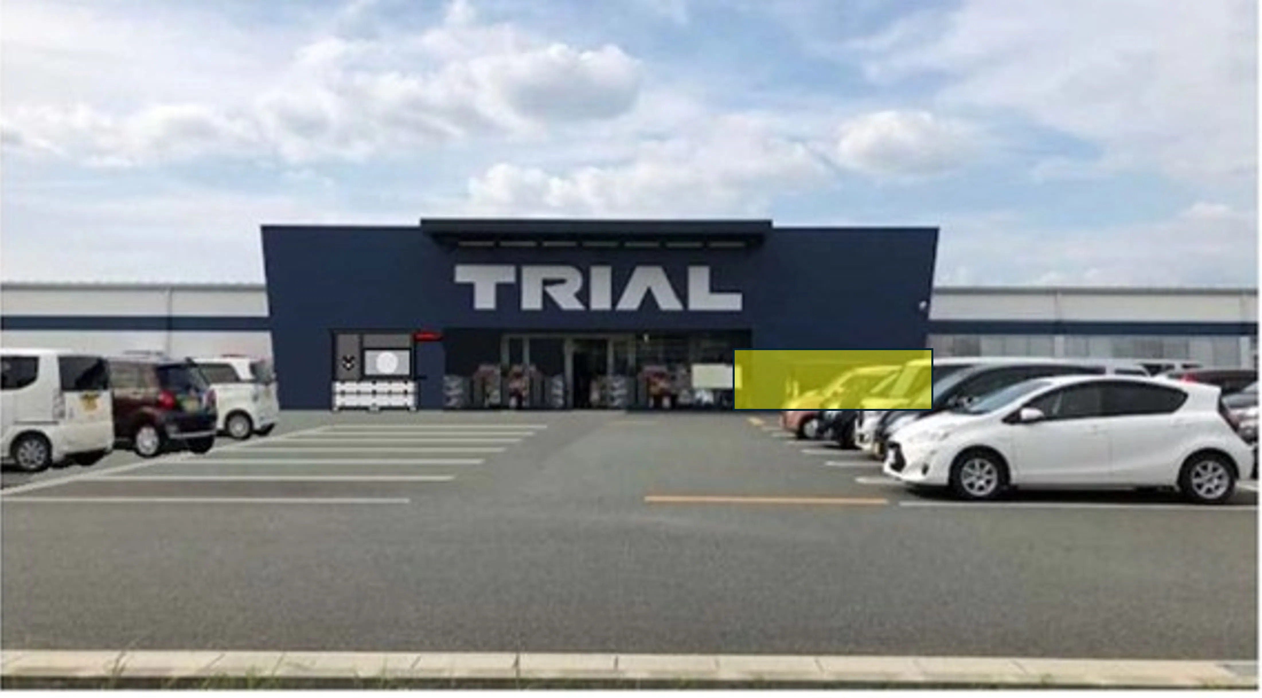 【メガセンタートライアル大津店】【ナイトプラン】Ⓐキッチンカースペース【入口正面右側】