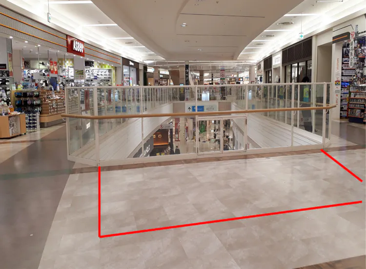 【イオンモール日吉津*】西館2F　ウェストブリッジB