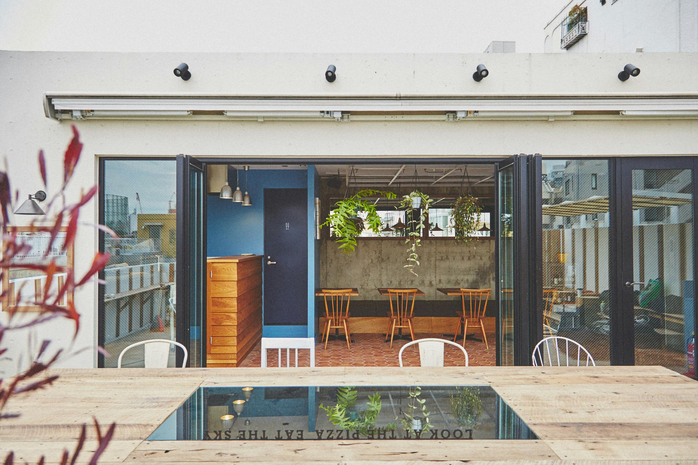 テラス付きのスペースです。