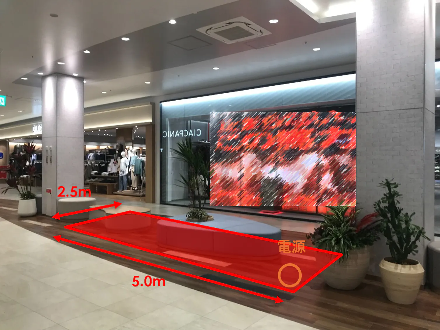 【ららぽーとTOKYO-BAY】北館2F 中央部