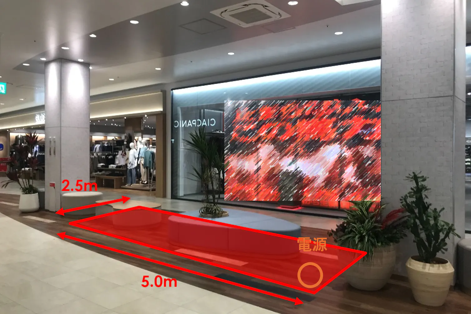 【ららぽーとTOKYO-BAY】北館2F 中央部