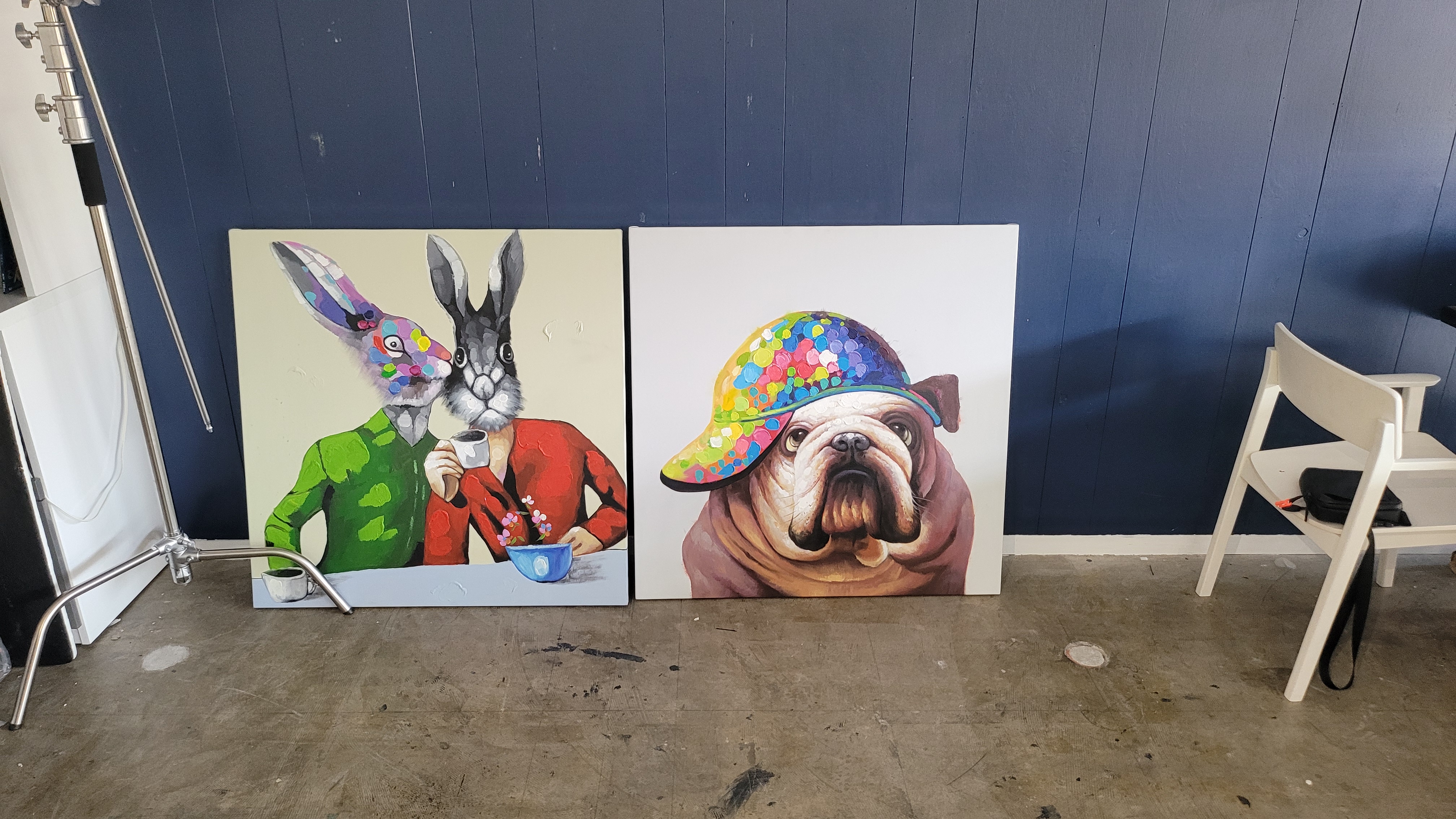 【北参道駅7分】アパレル展示会やポップアップ、撮影用途に最適な白壁と青壁が特徴のイベントスペースの画像15