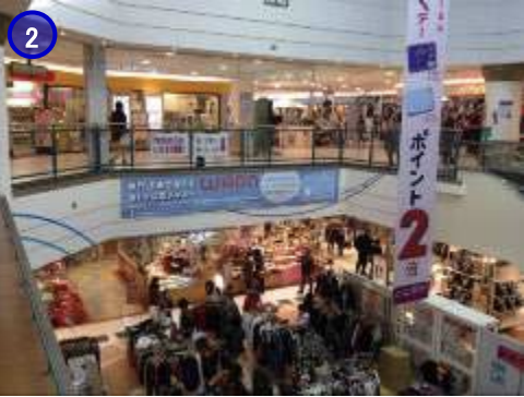 【イオンモール下田】モール内広告 横断幕