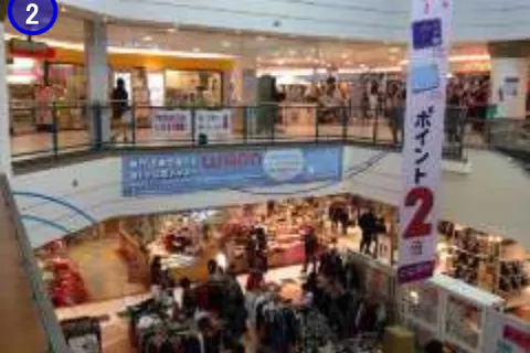 【イオンモール下田】モール内広告 横断幕