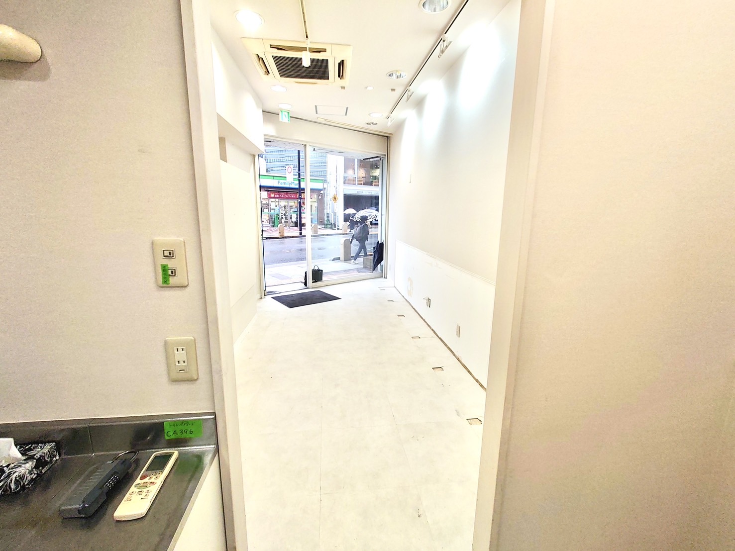 縦長のスペースです！