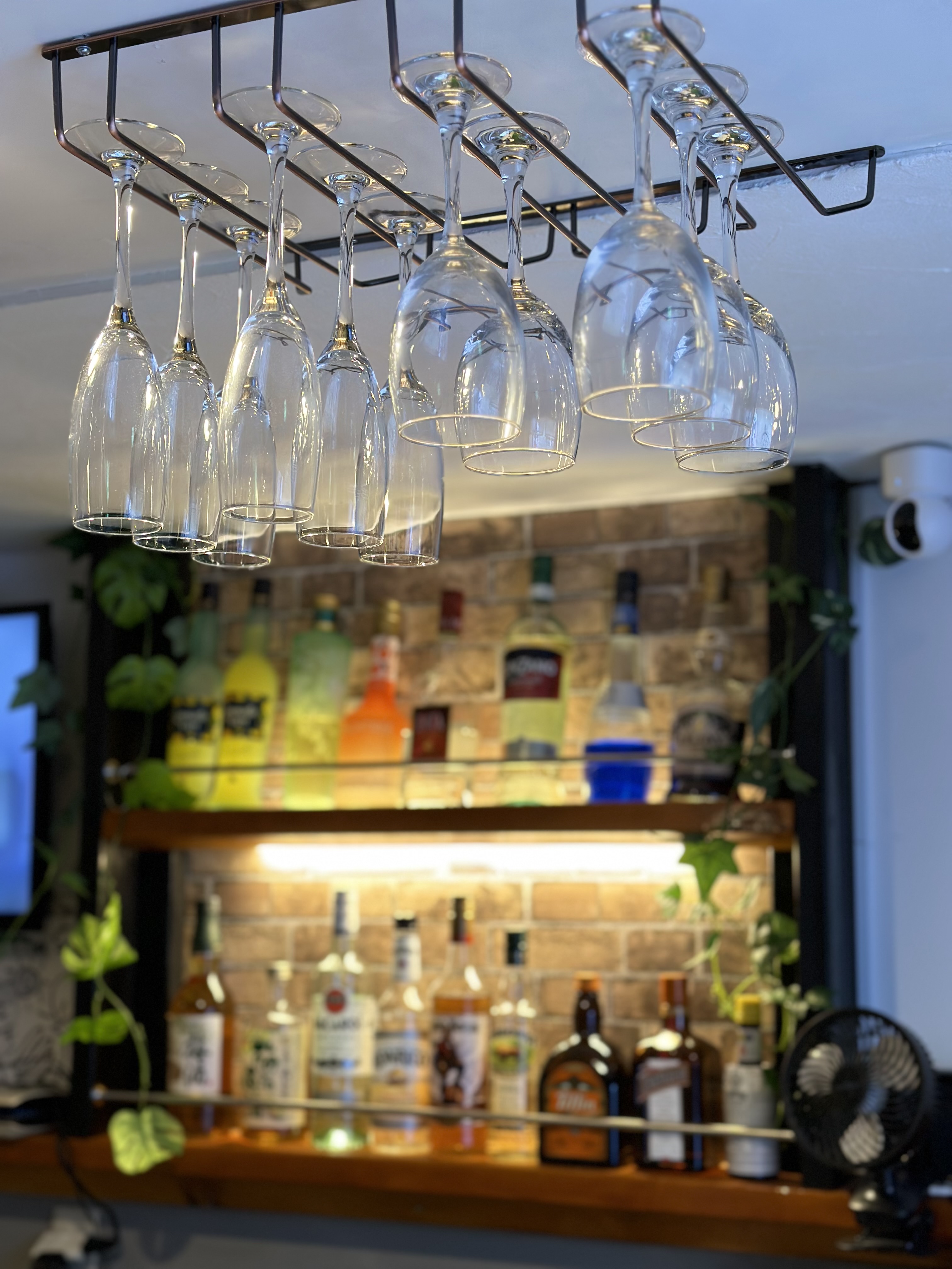 カウンター上とバックカウンター