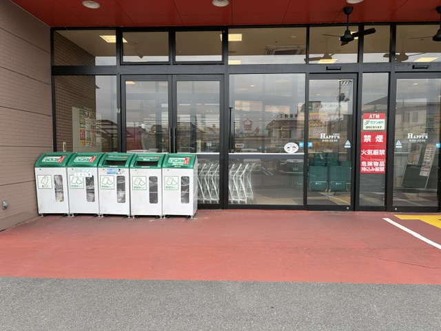 【天満屋ハピーズ泉田店】店舗正面入口前 各種プロモーション、会員獲得イベントに最適な屋外催事イベントスペース