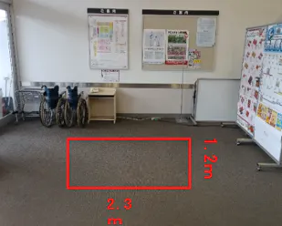 【イオンスーパーセンター水沢桜屋敷店】食品入口風除室 販促プロモーションや物販に最適なスーパー店内催事イベントスペース
