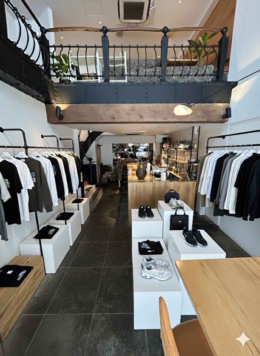 【心斎橋駅/長堀橋駅3分】ポップアップストア開催や展示会に最適な白を基調とした吹き抜けのモダン空間を演出できる路面店スペース※キャンペーン割引あり