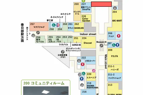 【ララガーデン春日部】2階吹き抜け北側