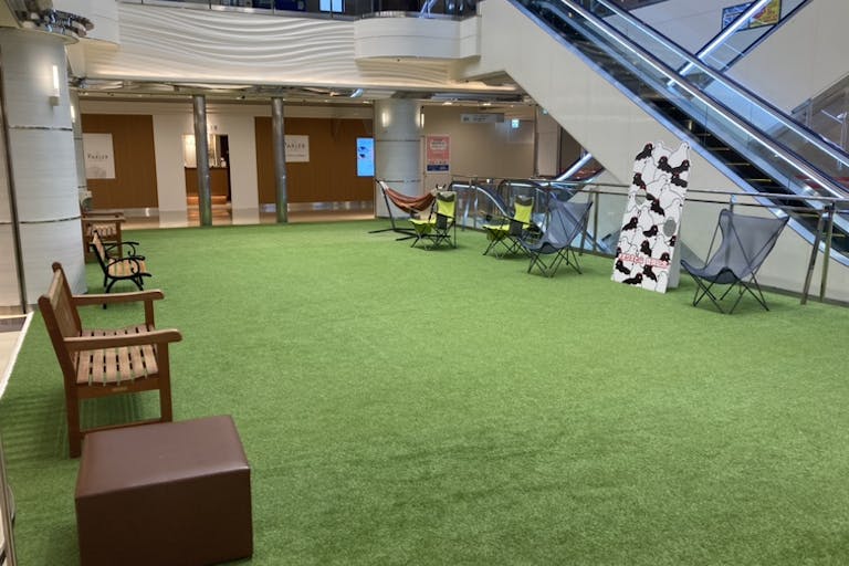 【マリエとやま】大型のポップアップストアや展示販売会に適した施設6階にある視認性の良いイベントスペースの画像1