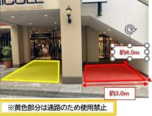 【三井アウトレットパーク 多摩南大沢】ファクトリーアウトレッツVilla1階 中央エスカレーター下