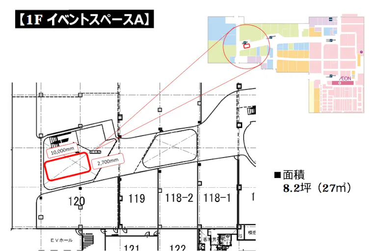 【イオンモール鳥取北*】1F イベントスペースAの画像2