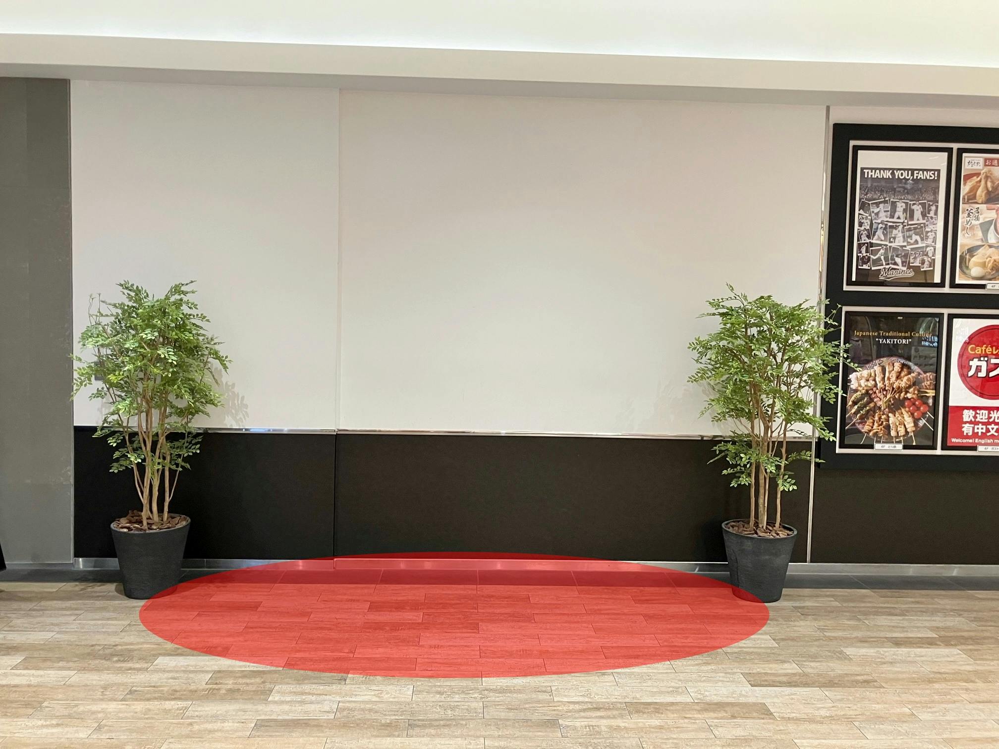 【プレナ幕張】各種プロモーションイベントやポップアップストアに最適な駅近商業施設1階カフェテナント横にあるイベントスペース