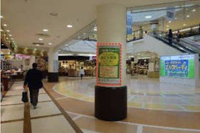 【イオンモール下田】モール内広告 柱巻き