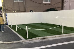 【小岩駅1分/小岩北口仲通り商店街】大型のポップアップやマルシェ、PRイベント開催に最適な駅チカにある人工芝のイベントスペース