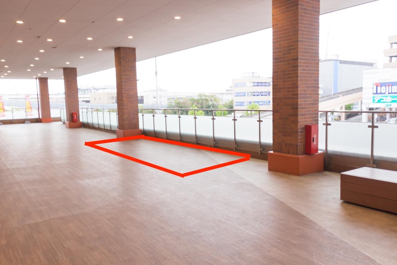 赤枠がご利用できる範囲のイメージです。