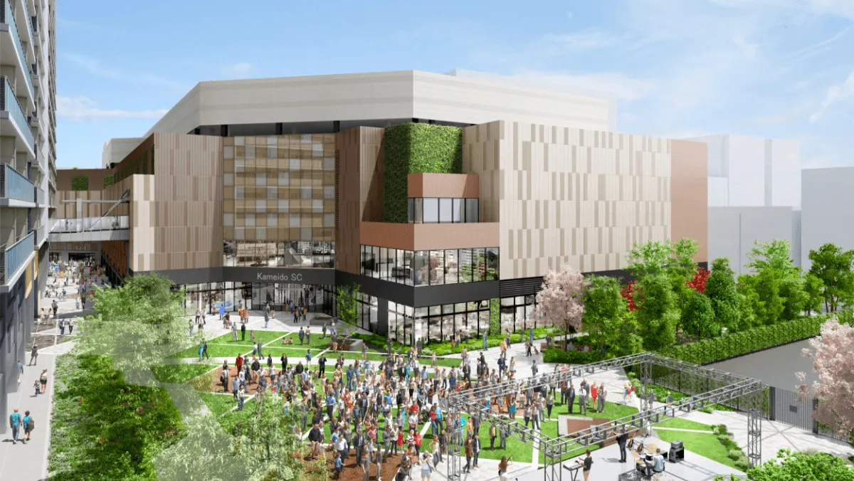 【KAMEIDO CLOCK】1Fカメクロステージ 大型イベントに最適な屋外催事イベントスペース