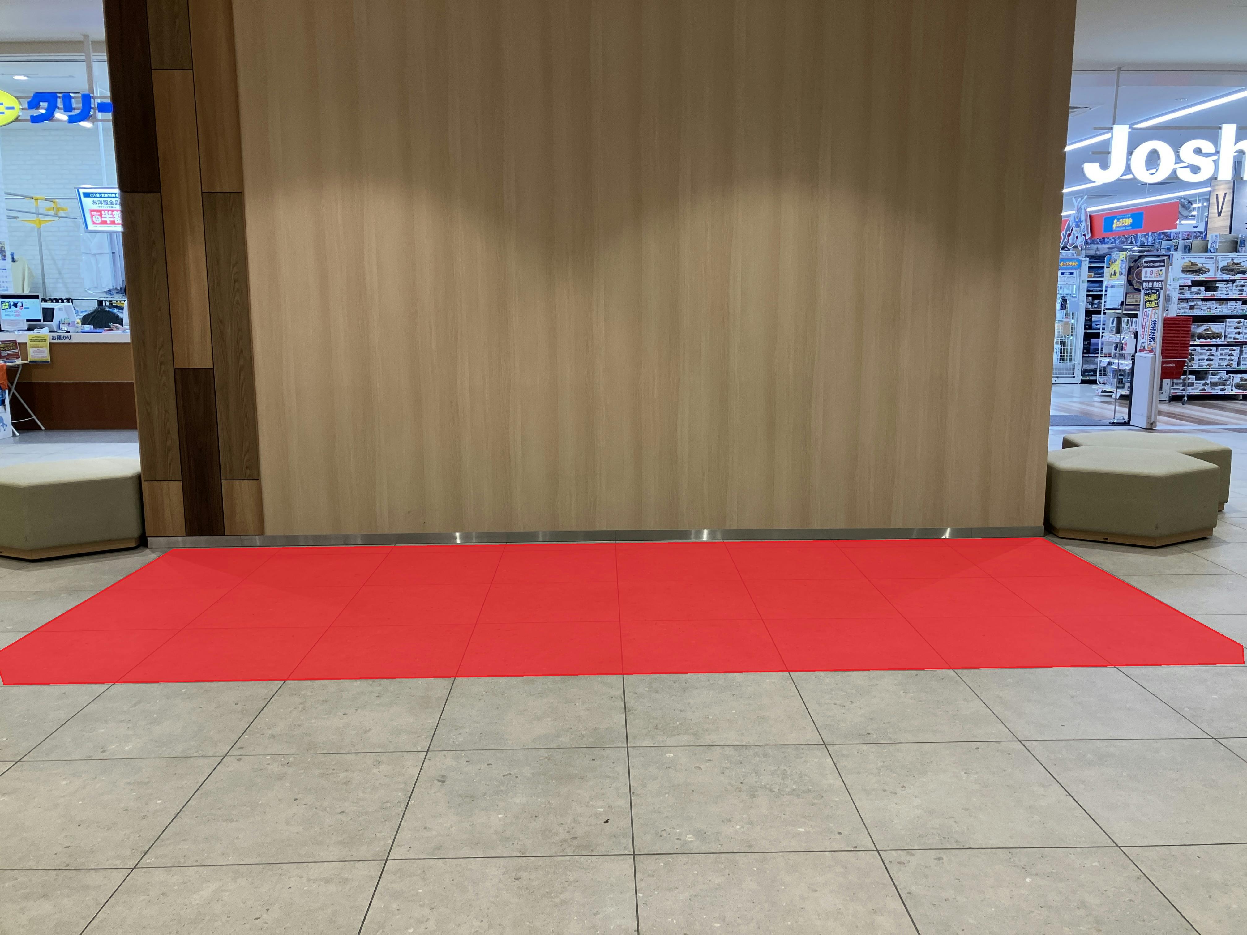 【SOCOLA所沢】1階エスカレーター下 物販、食物販のポップアップストアや販促プロモーションに最適な催事イベントスペースの画像