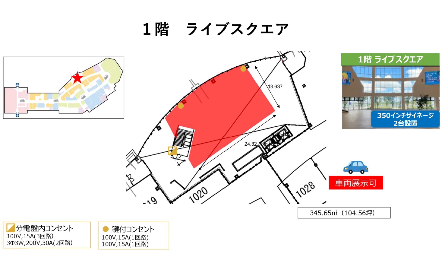 【イオンモール新利府】１階 ライブスクエア