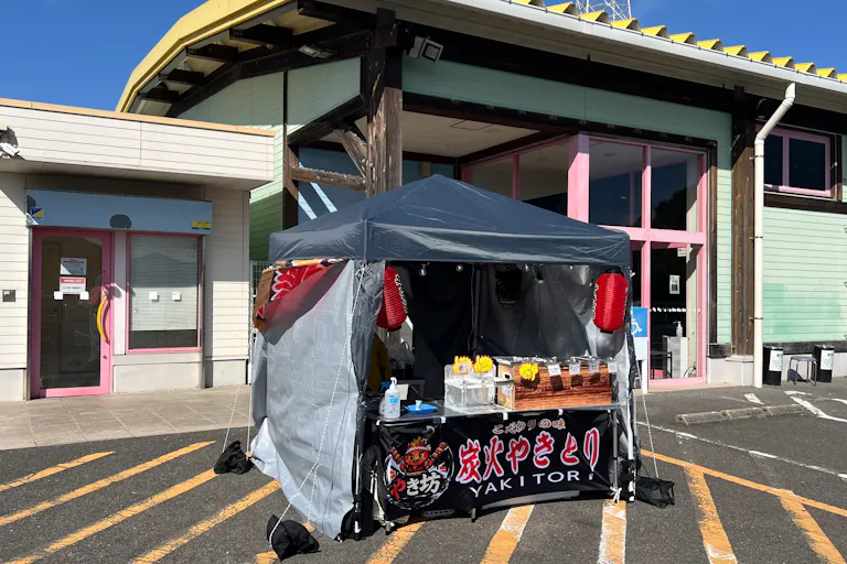炭火焼き鳥×屋台@ダイナム福岡大川店ゆったり館出店事例