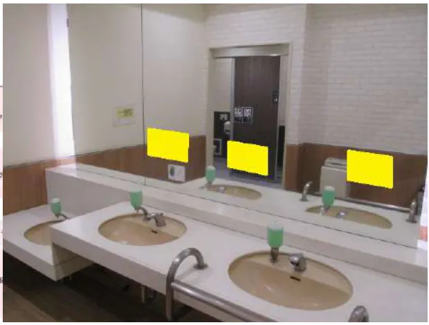 【イオンモール大和】モール内広告 化粧室の画像