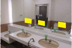 【イオンモール大和】モール内広告 化粧室