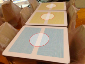 【イオンモール名古屋茶屋】モール内広告 フードコートステッカー