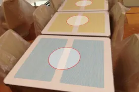 【イオンモール名古屋茶屋】モール内広告 フードコートステッカー